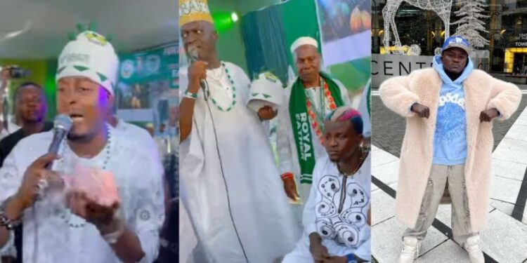 Portable crowned King of Street in Ondo traditional ceremony (Video)