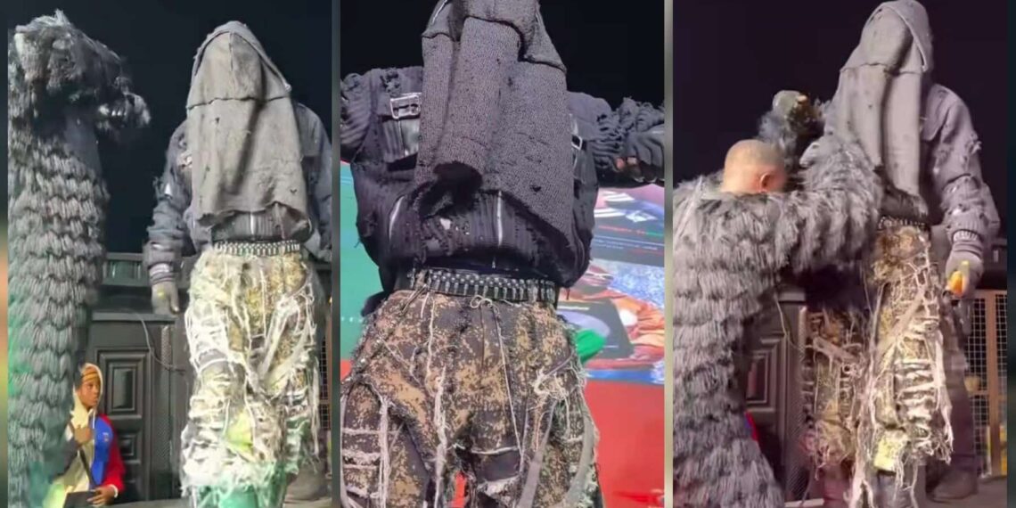 “Na wetin he resemble gangan be this”- Portable’s Epic Concert Entrance Sparks Reactions