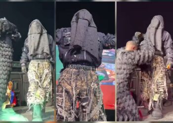 “Na wetin he resemble gangan be this”- Portable’s Epic Concert Entrance Sparks Reactions