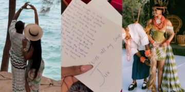 “Incoming Wife”- Priscilla Ojo Shares Heartfelt Love Letter from Boyfriend Juma Jux
