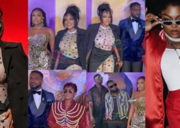 “The fear of jenifer” – Reactions trail Video of Mercy Aigbe and her cast at premiere of “Thin Line” as movie set to drop sameday with that of Funke Akindele (Watch)