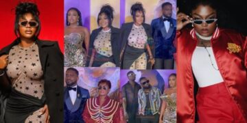 “The fear of jenifer” – Reactions trail Video of Mercy Aigbe and her cast at premiere of “Thin Line” as movie set to drop sameday with that of Funke Akindele (Watch)