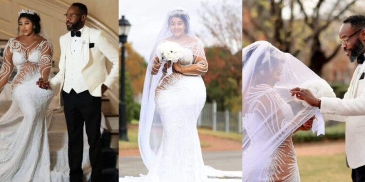 “My first wedding and the last”-Nollywood Actress Biodun Okeowo Ties the Knot in Beautiful Legal Wedding