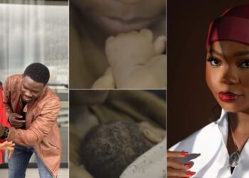 CONGRATULATIONS! Comedian Taaooma welcomes first child with husband (Video)