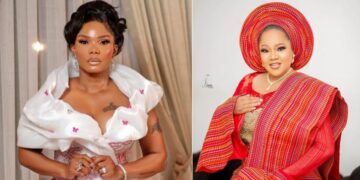 “If I no bounce you call me bastard”- Toyin Abraham Issues Warning to Iyabo Ojo Ahead of Movie Premiere