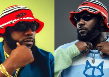 Odumodu Blvck surprised fans as he performed a powerful Christian song in church, on his mother birthday.