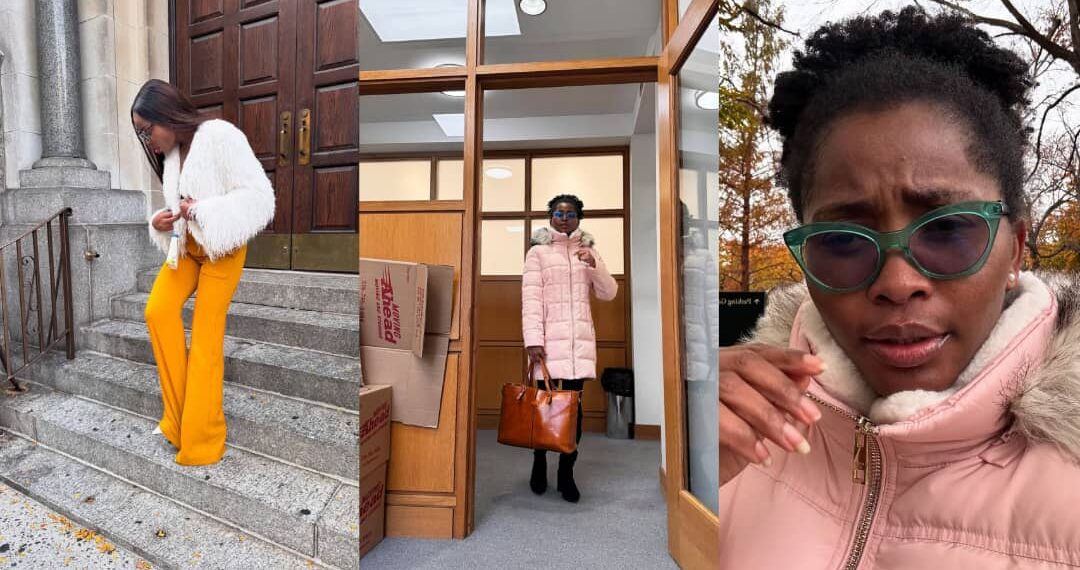 ”Celebrating Small Wins: My First Brand-New Winter Jacket in America” lady Celebrates after 2 years of living in America