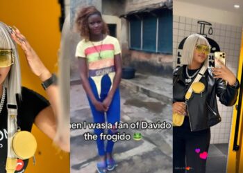 lady shows an&nbsp; amazing transformation from when she was a fan of Davido to when she became fan of Wizkid