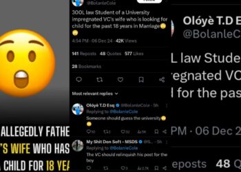 300-Level Student&nbsp; Fathers Child with University VC’s Wife, who is looking for a child after 18 Years of Infertility