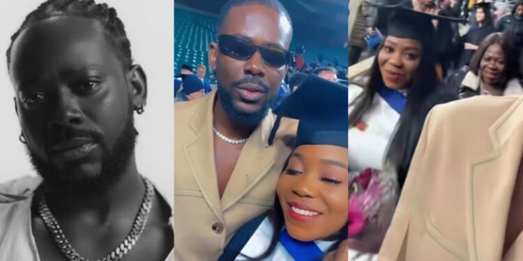 Adekunle Gold sister adekunbi&nbsp; goes emotional as she thanks her brother adekunle gold as she graduate’s from the university