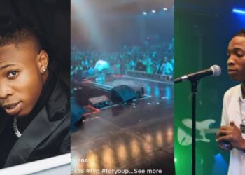 Moment as afrobeat singer rybeena experience mishap on stage: Hilarious reactions