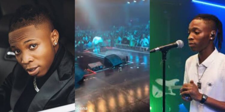 Moment as afrobeat singer rybeena experience mishap on stage: Hilarious reactions