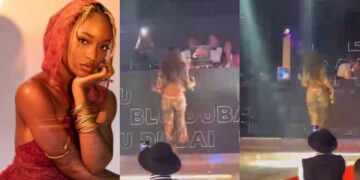 She gat a little touch of Shakira in her – Netizens react, as Ayra Starr leave a shocking performance at dubai.