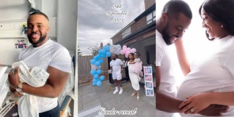 Congratulations pour’s in as “Nollywood Star Williams Uchemba and Wife Celebrate the Arrival of Their Baby Boy”