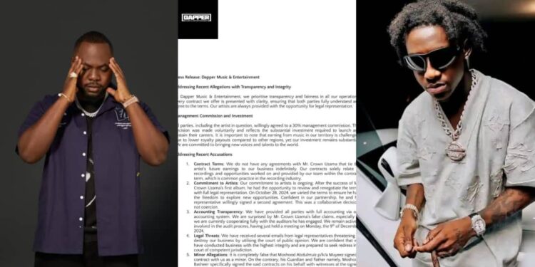 “Dapper Music Opens Up About The Real Story Behind Shallipopi’s Unexpected Departure”