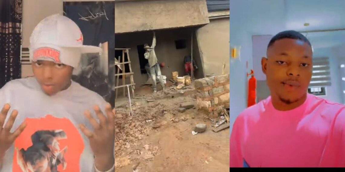 Nigerian Man spark massive congratulations, as he Celebrates His First Christmas as a Landlord.