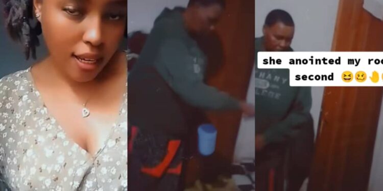Viral TikTok Video Captures Hilarious Moment of Mother Using Holy Water to Protect Against Evil Spirits After Daughter Gets a Tattoo