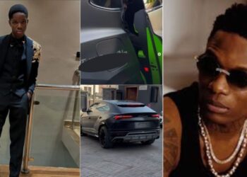 “Lion no dey born goat”- Wizkid’s Son Boluwatife Arrives at School Prom in Style, Driving a Multimillion-Naira Lamborghini
