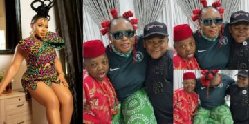 “Why you carry them like a baby”- Yemi Alade Faces Backlash Over Interaction with Aki and Pawpaw