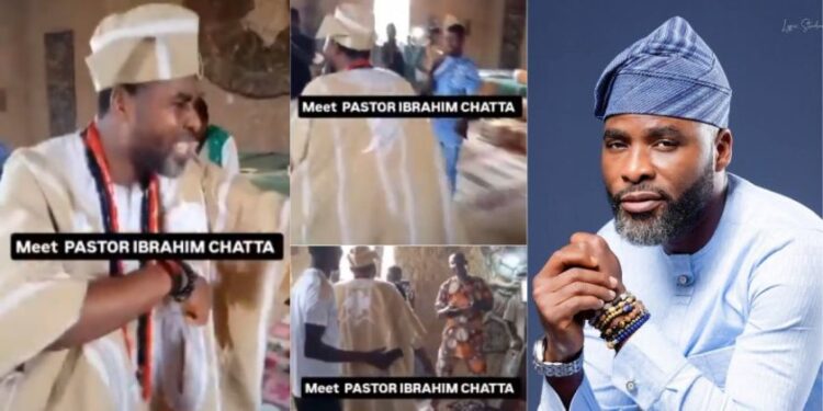 “Pastor Ibrahim, this man no get issues at all”- Ibrahim Chatta Leads Praise and Worship Session at His Film Village