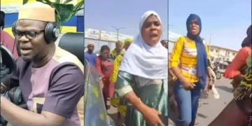 “Oriyomi Hamzat must not be jailed!”- Mothers Cry out as they protest in Ibadan (Video)