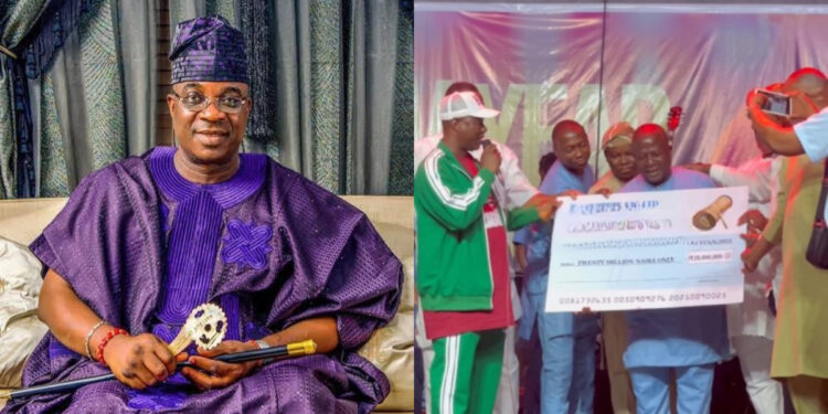 KWAM 1 Rewards Loyalty with N20M Gift to Longest Serving Band Member