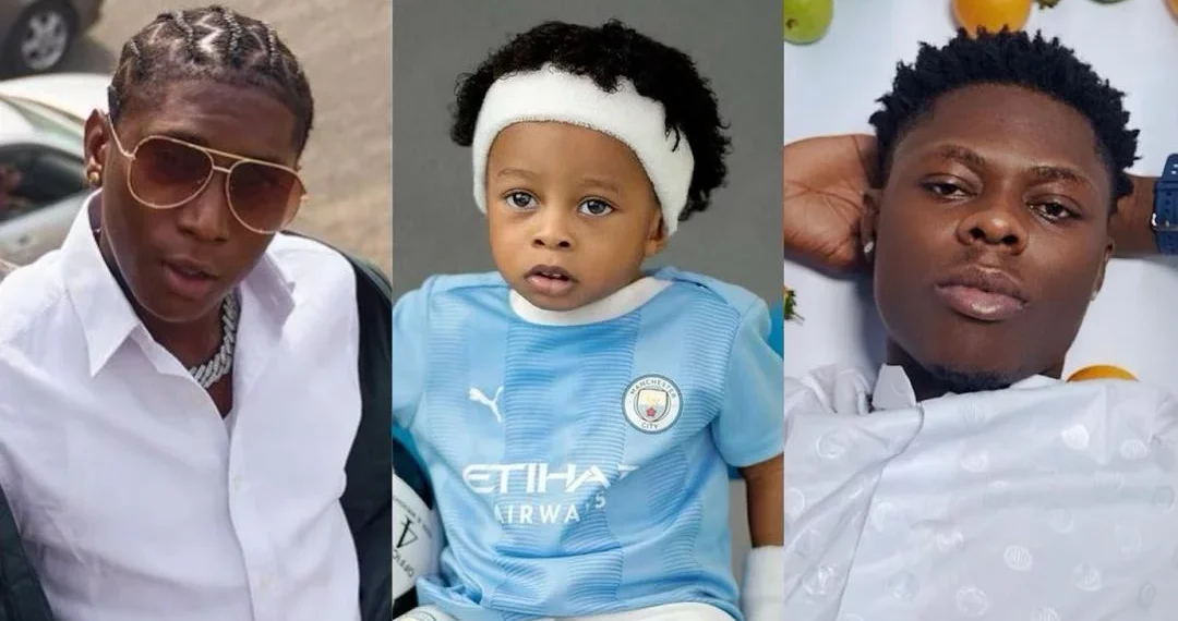 “He is a real friend till the end”- Beautiful moment Bella brought Mohbad’s son at a concert in Ibadan