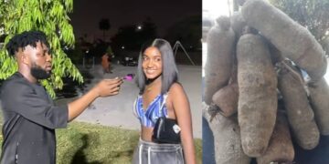 “I just hope this a prank”- Moment a Beautiful Lady picks yahoo boys over working-class men