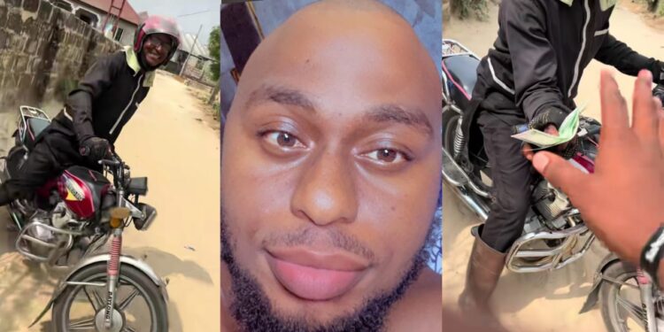 “I boarded a bike today, and the rider happened to be my secondary school Further Mathematics teacher”- Man’s Shocking Reunion with Former Teacher Who Now Rides a Bike