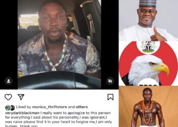 “I sincerely apologize for my comments about your personality”. Verydakman to Yahaya Bello