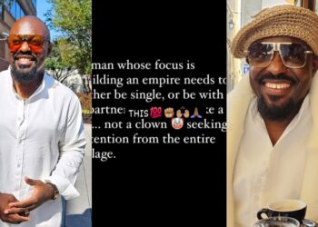 “A man whose focus is building an empire needs to either be single, or be with a partner” Actor Jim’s Iyke