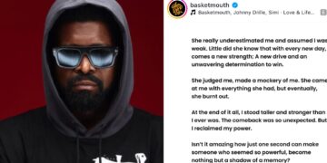 “A new drive, and an unwavering determination to win,She really underestimated me and assumed I was weak. Every relationship has an end point… ” Comedian Basketmouth spark debate and conversations on social media media as he explained without leaving any details behind on how he walked out of toxic relationship