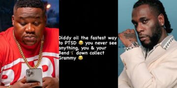 “Diddy oil the fastest way to PTSD you never see anything, you and your bend down collect Grammy” – Cubana Chiefpriest shades Burnaboy