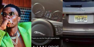 “Peace of mind won wound FC this period”- Fan reacts as Wizkid gifts his chief security a car