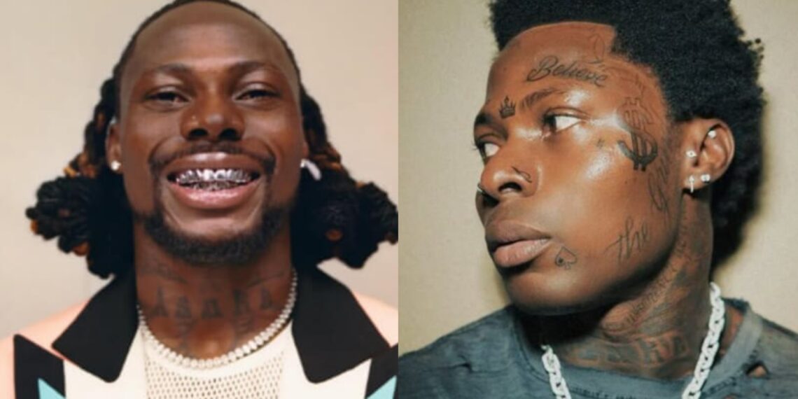 Singer Asake reacts after being criticized over his new facial tattoos
