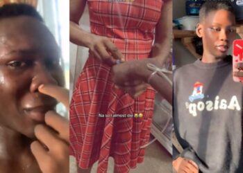 “Wetin give ham Courage”- Moment Nigerian gay lands in hospital after toasting his fellow man (Video)