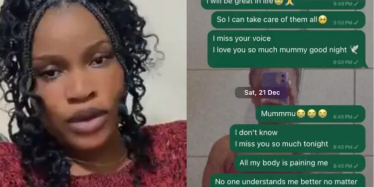 “Great and watching over you” – Lady chatted up her late mother on whatsApp shares shocking response she received
