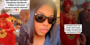 Lady gets married to man she accidentally sent ₦1 million to his mom’s account