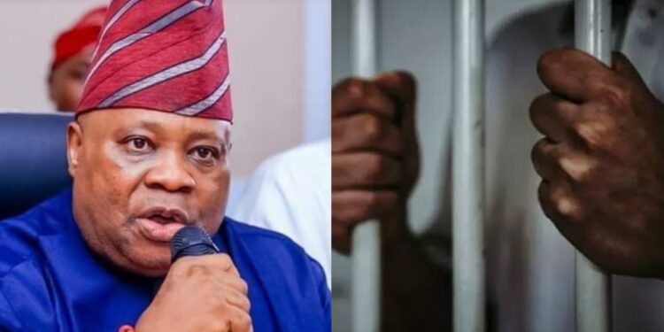 8 days after Governor Adeleke’s pardon, former inmate lands in prison again for stealing a television
