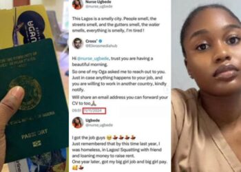 Nigerian Nurse who faced backlash for saying Lagos smells, lands International job and relocates