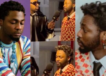 “The girl wey break this guy heart, no try at all”- Omah Lay stirs  reactions with new look at an event