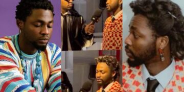 “The girl wey break this guy heart, no try at all”- Omah Lay stirs  reactions with new look at an event