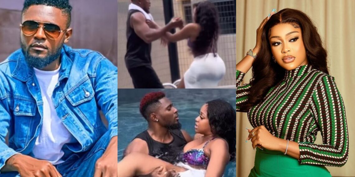 “You guys are in love, don’t confuse us”- Netizens react to playful video of Actress Uche Montana and Maurice Sam (Watch)