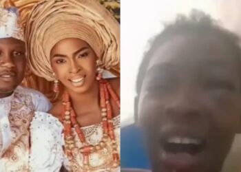 Woman ass@ulted by husband for wearing singlet to drop child at school (Video)