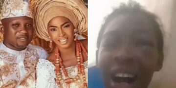 Woman ass@ulted by husband for wearing singlet to drop child at school (Video)