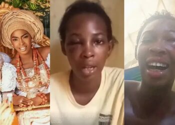 “Leave my husband alone”- Woman defends husband after dome.stic abus€ allegations (Video)