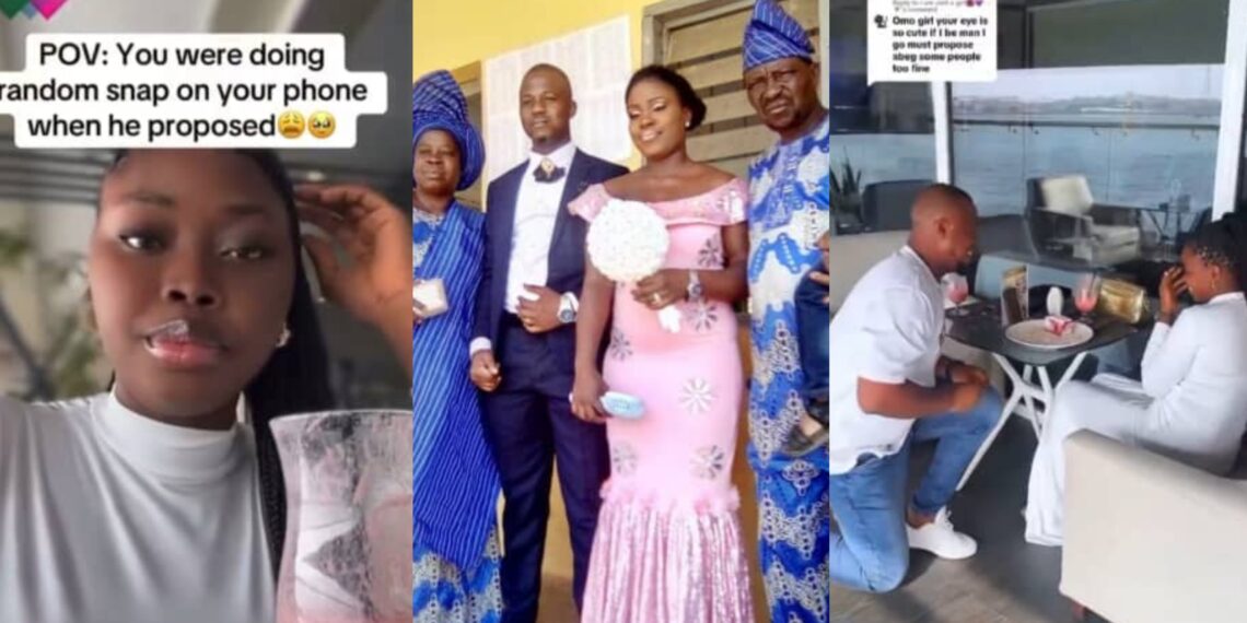 Evidence floods internet as man who allegedly abandoned wife and kids proposes publicly to another woman (Photos & Videos)