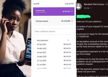 Lady cries out for help after receiving ₦1 million instead of ₦100,000 from loan app