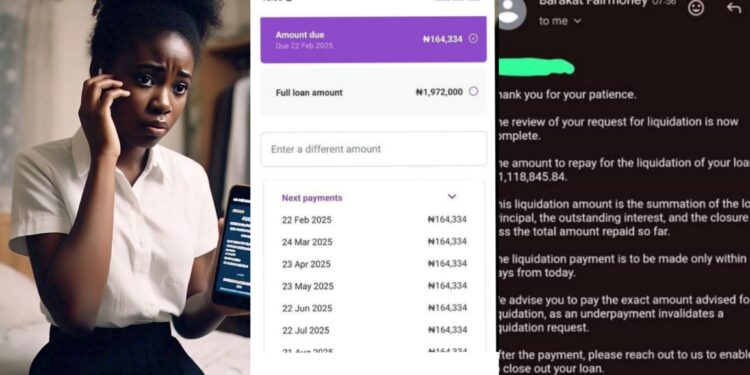 Lady cries out for help after receiving ₦1 million instead of ₦100,000 from loan app