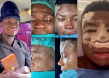 “You should have done BBL join”-Reaction as content creator, Zicsaloma undergoes nose and face lifting surgery in abroad (Video)